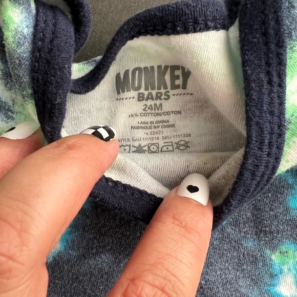 Monkey Bars Baby Boys Short Sleeve One Piece Bodysuit Set of 7 Size 18 months - Picture 10 of 12